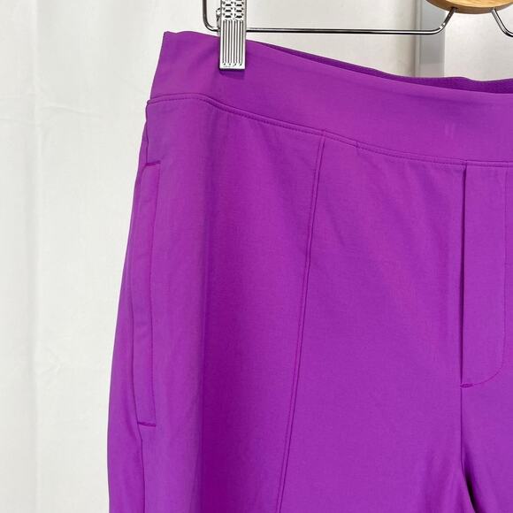 ATHLETA Vienna Slim Pants High Rise 882642 Stretch Purple Size 12 Petite 12P - Picture 5 of 10